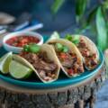 PULLED BEEF MINI TACOS